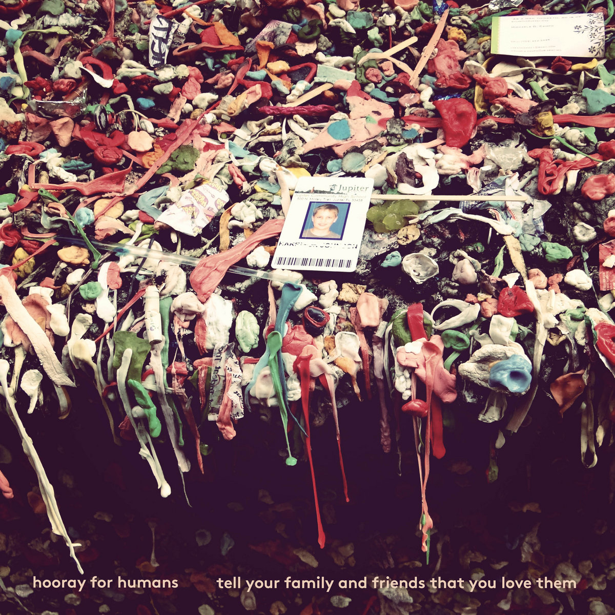 Hooray for humans - Tell your family and friends you love them